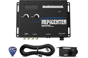 AudioControl EPICENTER Digital Bass Restoration Control Processor, Car Audio Bass Booster Enhancer with Wired Remote Control (Black)