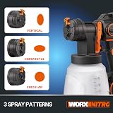 WORX WX020.9 18V 20V MAX Cordless HVLP Paint Sprayer Tool Only view 4