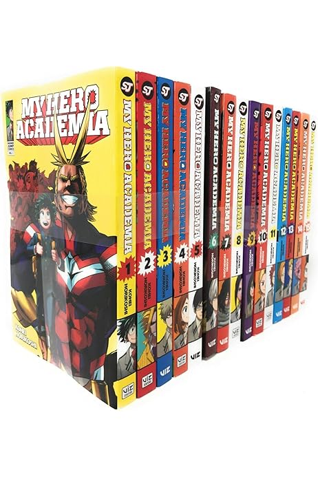 My Hero Academia Series Vol 1 15 Collection 15 Books Set By Kohei Horikoshi Kohei Horikoshi 9789526535067 Amazon Com Books