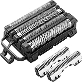 WES9032P Shaver Replacement Outer Foil and Inner Blade Set - Compatible with Panasonic ARC5 5-Blade Shavers (ES-LV97-K, ES-LV67-K, ES-LV95-S, ES-LV65-S)