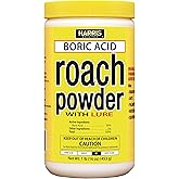Harris Boric Acid Roach Killer Powder with Lure, 16oz