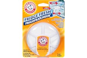 Arm & Hammer Fridge Fresh Baking Soda Deodorizer – Long-Lasting Odour Eliminator for Fridge & Freezer – with Vent-Through Des