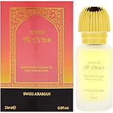 Swiss Arabian Malikat Al Arais - Concentrated Perfume Oil - Amber Floral Woody Fragrance - Mini Perfume for Women and Men - Travel Size - 0.8 oz