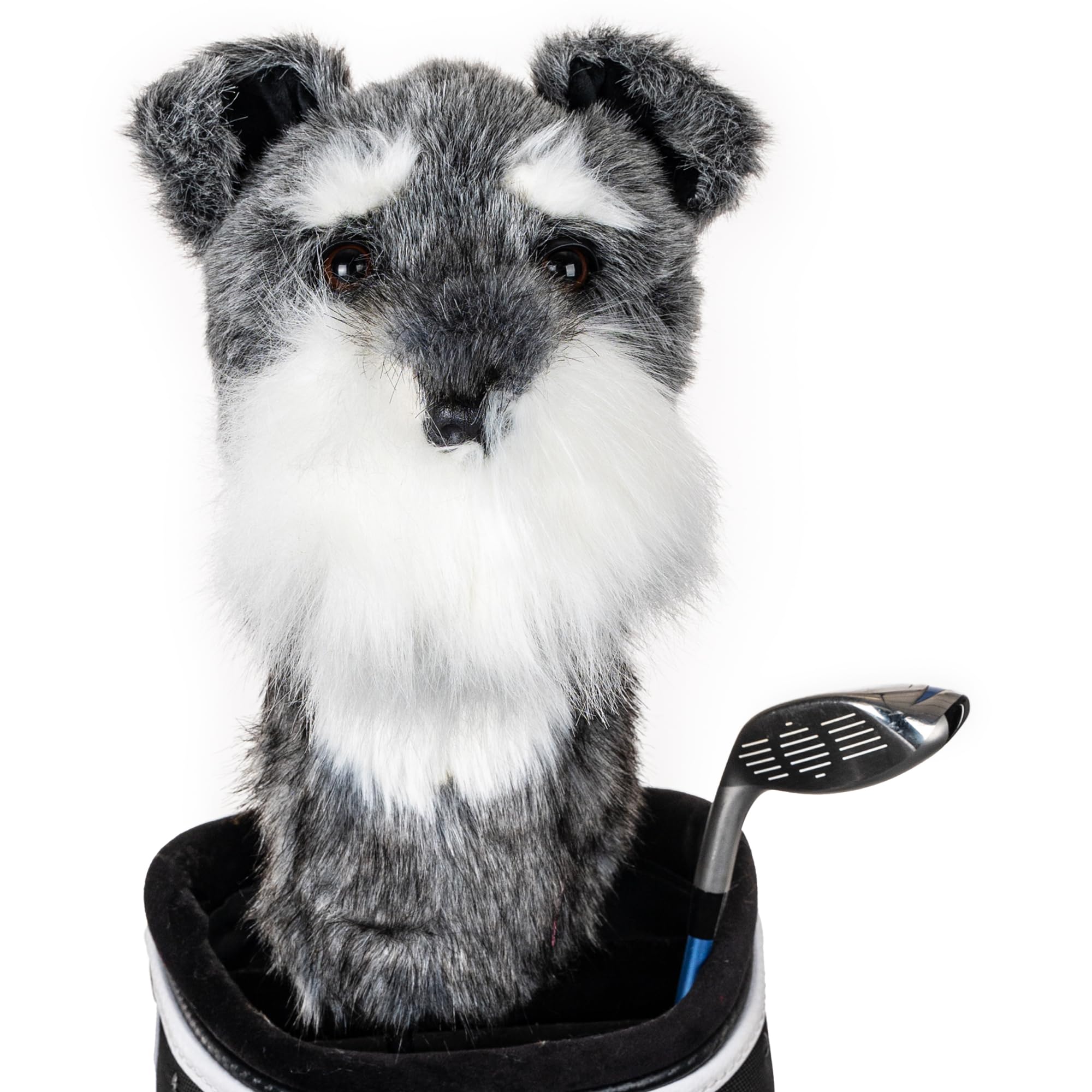 Daphne's Schnauzer Novelty Head Cover - Grey โ image 1