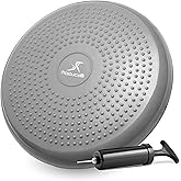 ProsourceFit Core Balance Disc Trainer, 14” Diameter with Pump for Improving Posture, Fitness, Stability