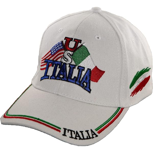 Tri-Color Italia Script Gatsby Cap Italy Hat Italian Pride Collection-FBM