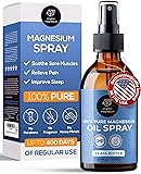 Organic Organic Magnesium Spray Oil for Feet, Sleep