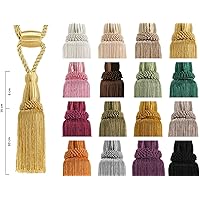 Fermatenda Magnetico Per Tende, 4 Pezzi, In Cotone Intrecciato A Mano Con Nappe E 948884