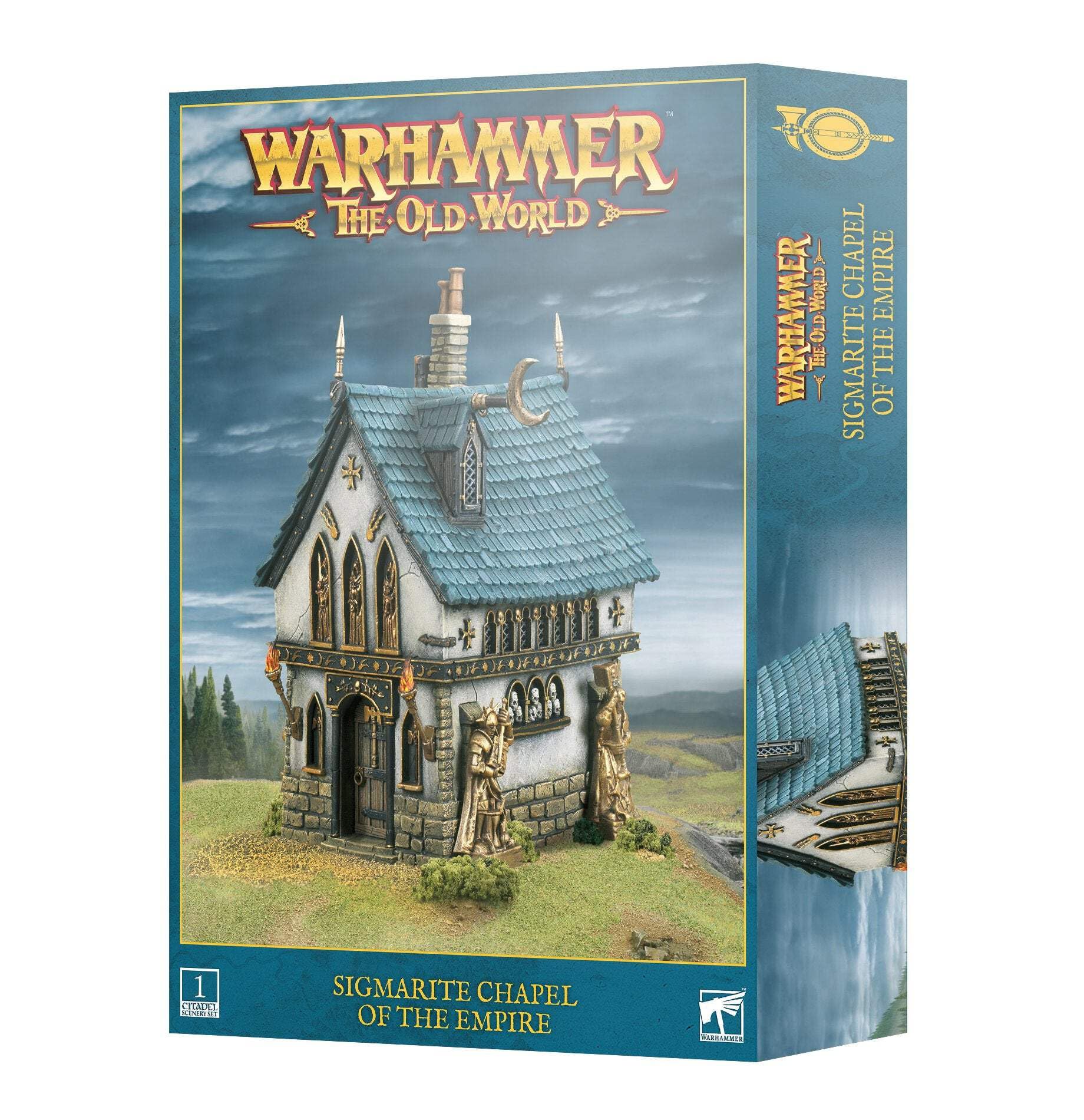Games Workshop Warhammer The Old World Sigmarite Chapel of The Empire Model Kit, Vibrant and Varied Colors