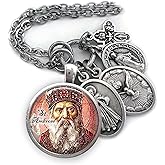 St. Ambrose Necklace, Keychain or Clip, Patron Saint Catholic Gift