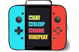 TILYTADLY Gamer Boys Lunch Box,Insulated Video Game Lunch Bag for Boys Girls, Reusable Portable Lunchbox to School Work Office Travel Picnic Hiking Beach