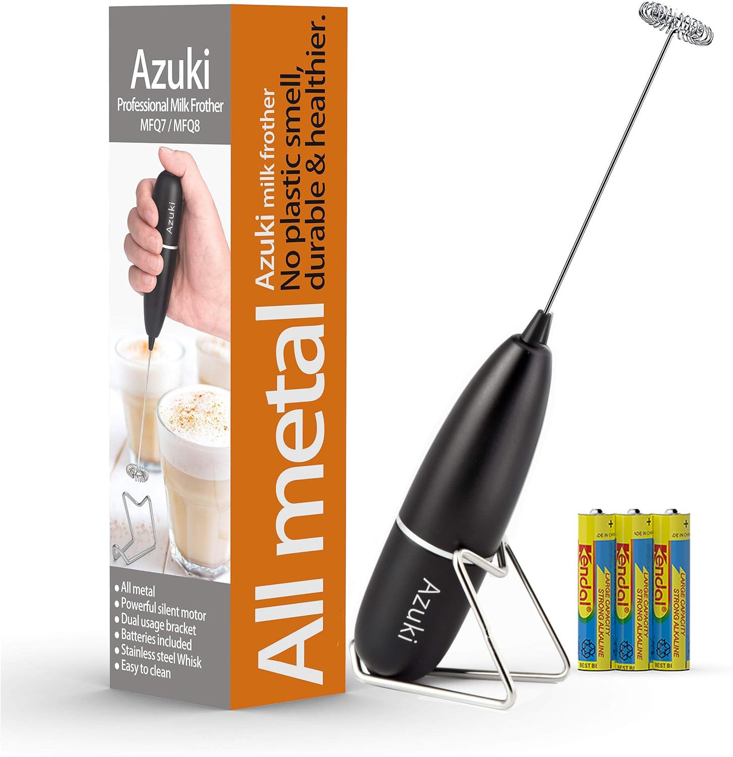 Amazon.com: Azuki High Powered Milk Frother Full MetalHandheld Foam