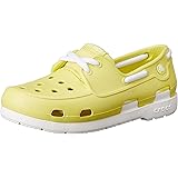 Amazon.com | Crocs Kids' Beach Line Boat Shoe | Clogs & Mules