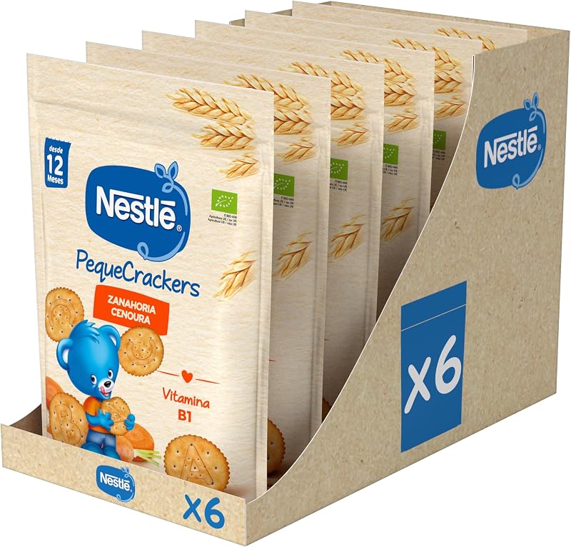PequeCrackers Cenoura +12 meses 6x100g