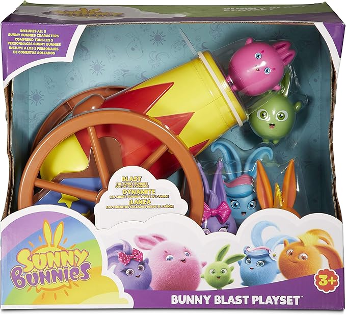 Amazon Com Sunny Bunnies Bunny Blast Playset Toys Games
