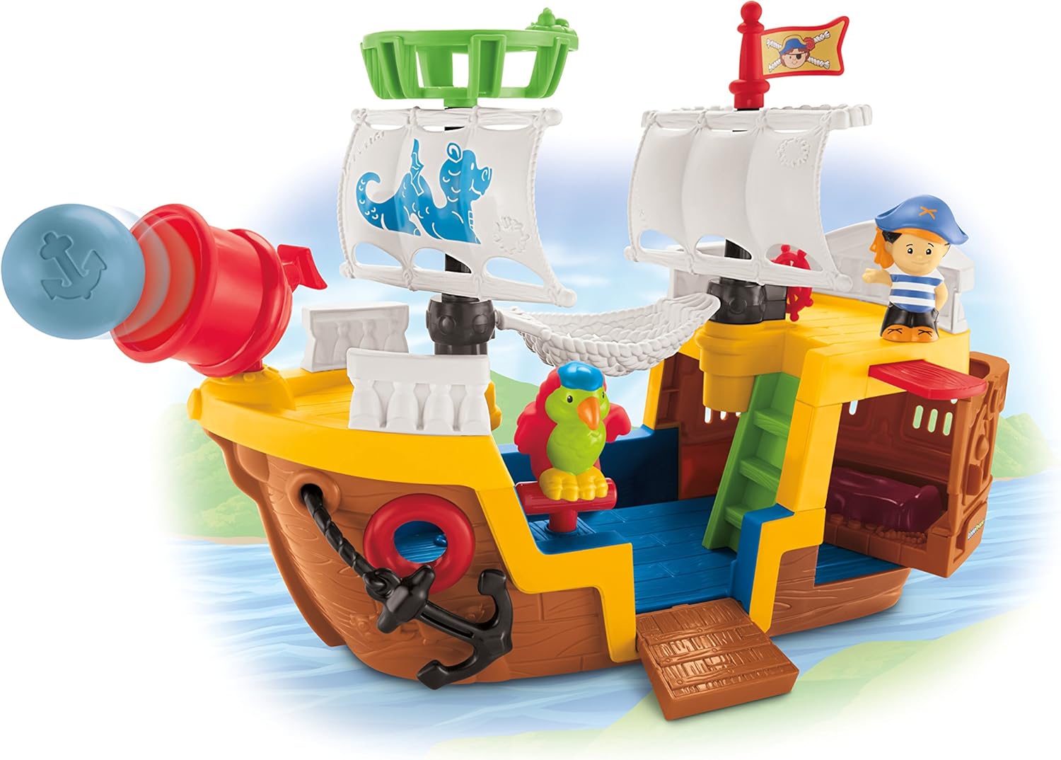 fisher price little people pirate ship