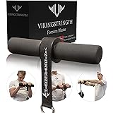 Vikingstrength Forearm Blaster- Fat Thick Grips Forearm Strength Excercise Equipment for Men and Woman. Thick Wrist Roller Gr