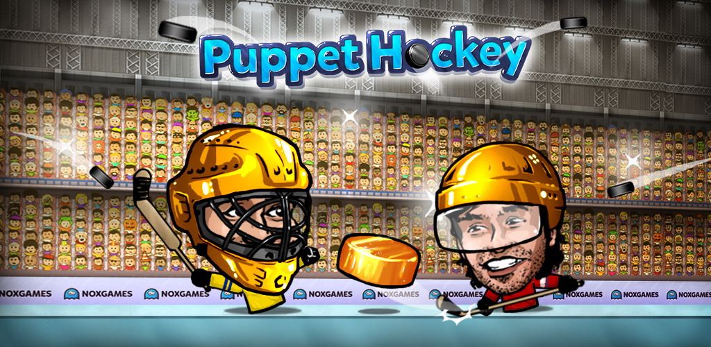 Puppet Ice Hockey Pond Head Toys & Games