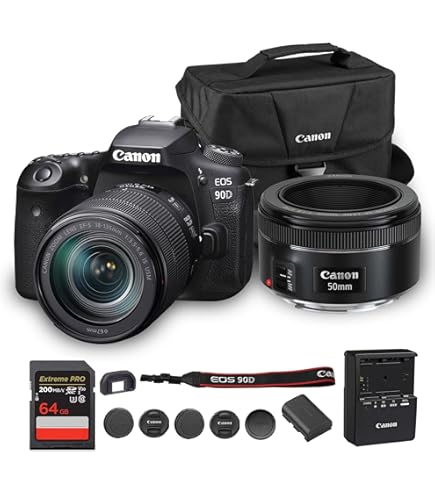 Amazon.com : Canon EOS 90D DSLR Camera with 18-135mm Lens