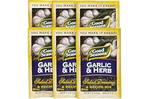 Good Seasons Salad Dressing & Recipe Mix, Garlic & Herb, 0.75 oz, 6 pk