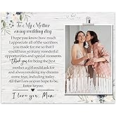 SUNBMO Mother of The Bride Picture Frame, Wedding Gift for Mother of The Bride from Daughter, Mother's Day, Thank You Gift for Mom from Daughter