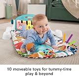 Fisher-Price Glow and Grow Kick & Play Piano Gym Blue Newborn to Toddler view 5
