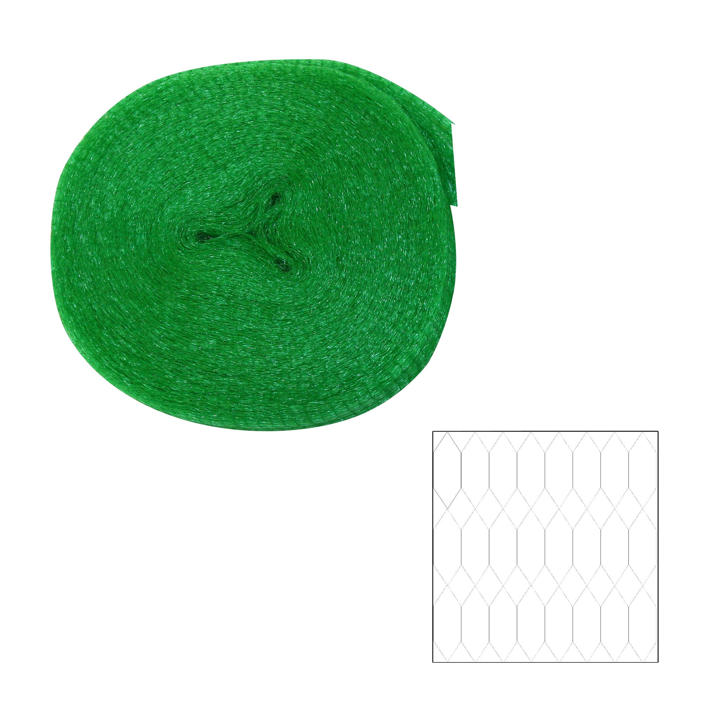 Xclou Pond Cover Net (8 x 8 m), Adjustable High-quality Leaf Netting, Tear-resistant Safety Protection Net for Ponds, Pools, Fish, Crops, Living Fencing, Weather-resistant Anti-bird Netting with Small Holes approx. 8 x 8 mm