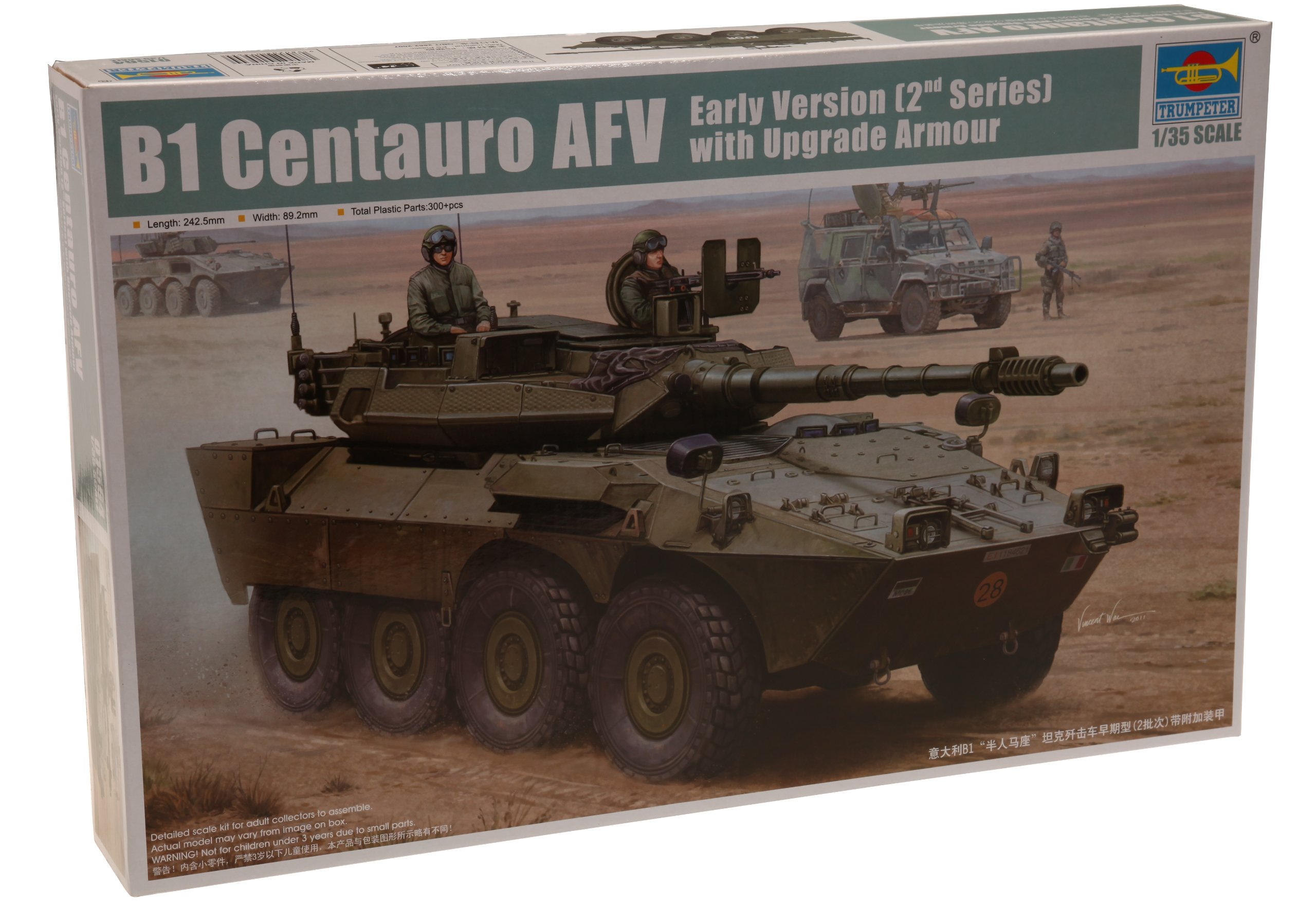 Trumpeter 01564 Model Kit B1 Centauro AFV Early Version (2nd Ser.)