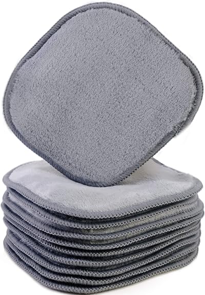 Polyte Microfibre Fleece Makeup Remover Cloths Hypoallergenic Chemical Free 10