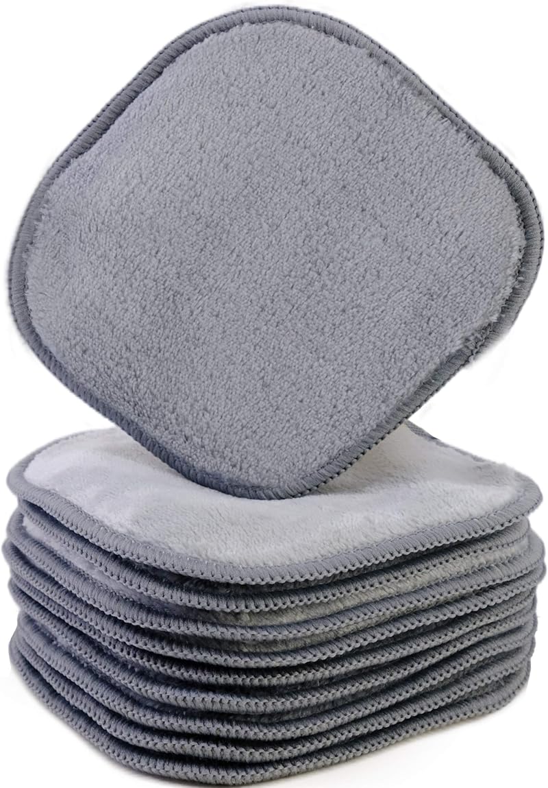 Polyte Microfibre Fleece Makeup Remover Cloths Hypoallergenic Chemical Free 10