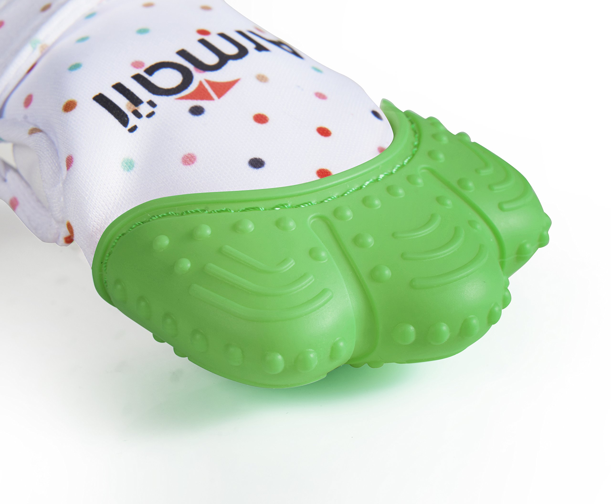 Armati Soothing Teething Glove Unisex for 3-12 months Baby Stay on Infant’s Hand - Green