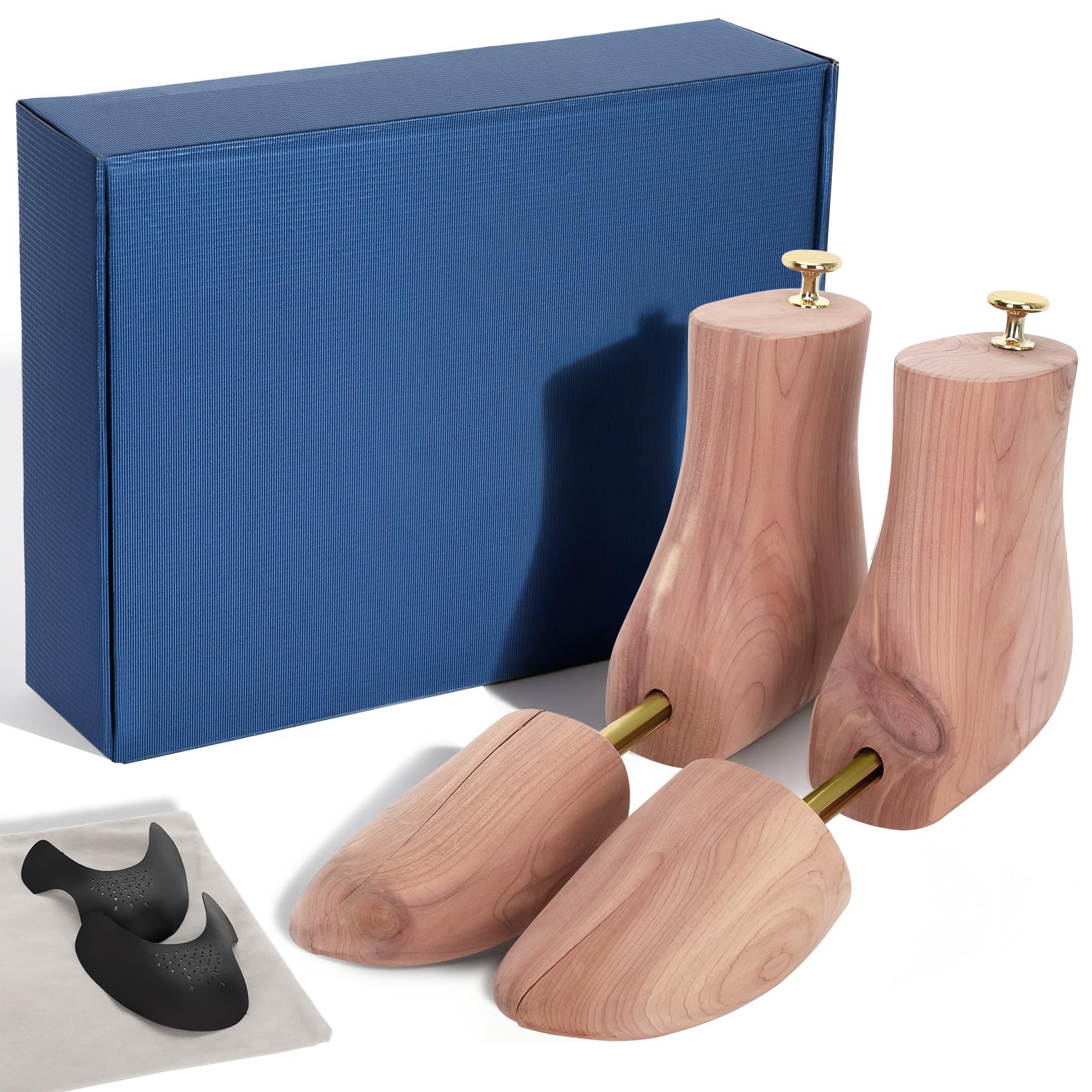 1 Pack Cedar Boot Tree for Men/Women, Storage Bag