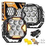 Auxbeam 4 Inch LED Driving Pod Light, Cube-Z Series
