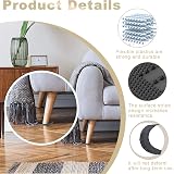 ZOCONE 25pk Plastic Furniture Shims Wedges Levellers for Wobbly Table Chairs view 3
