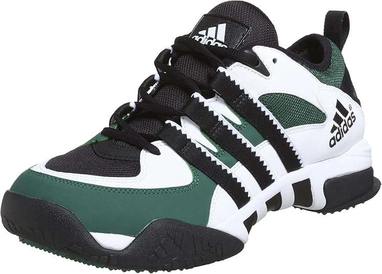 adidas Men's 4.3 Cross Training Shoe, White/Forest/Black