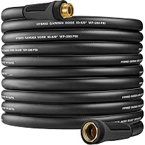 Amazon.com: Hybrid Garden Hose 200 FT x 5/8",Heavy Duty Water ...