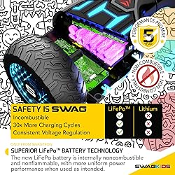 Swagtron Swagboard Warrior Hoverboard with Speaker