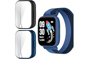 Compatible for BIGGERFIVE Smart Watch Case, Lamshaw Soft Slim TPU All Around Protective Shell Anti-Scratch Bumper Cover Case 