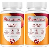 (2 Pack) Glycetra Capsules - Official Advanced Glycogen Support Formula Vitamin Supplement Pills - Maximum Strength, Natural Glycetra for Overall Health & Wellness, 120 Capsules for 2 Months