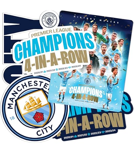 Desert Cactus Manchester City Sticker Man City MCFC Sheet Vinyl Football Soccer Premier E 440766