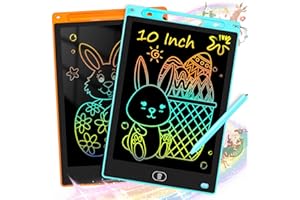 KTEBO® 2 Pack 10 in LCD Writing Tablet for Kids - Erasable Drawing Board, Educational Toddler Toys, Preschool Learning Activi