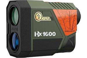 AOFAR HX1600 Hunting Rangefinder with Auto-Ambient Display, Ultra-Clear Optics with 95%+ Transmittance of Glass, 1600 Yards w