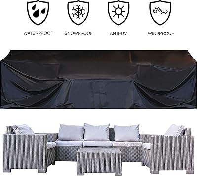 Amazon Com Joory Patio Furniture Cover Outdoor Sectional