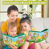 Quanquer Busy Board Book Montessori Farm 18-in-1 18M+ Toddler Toy view 6