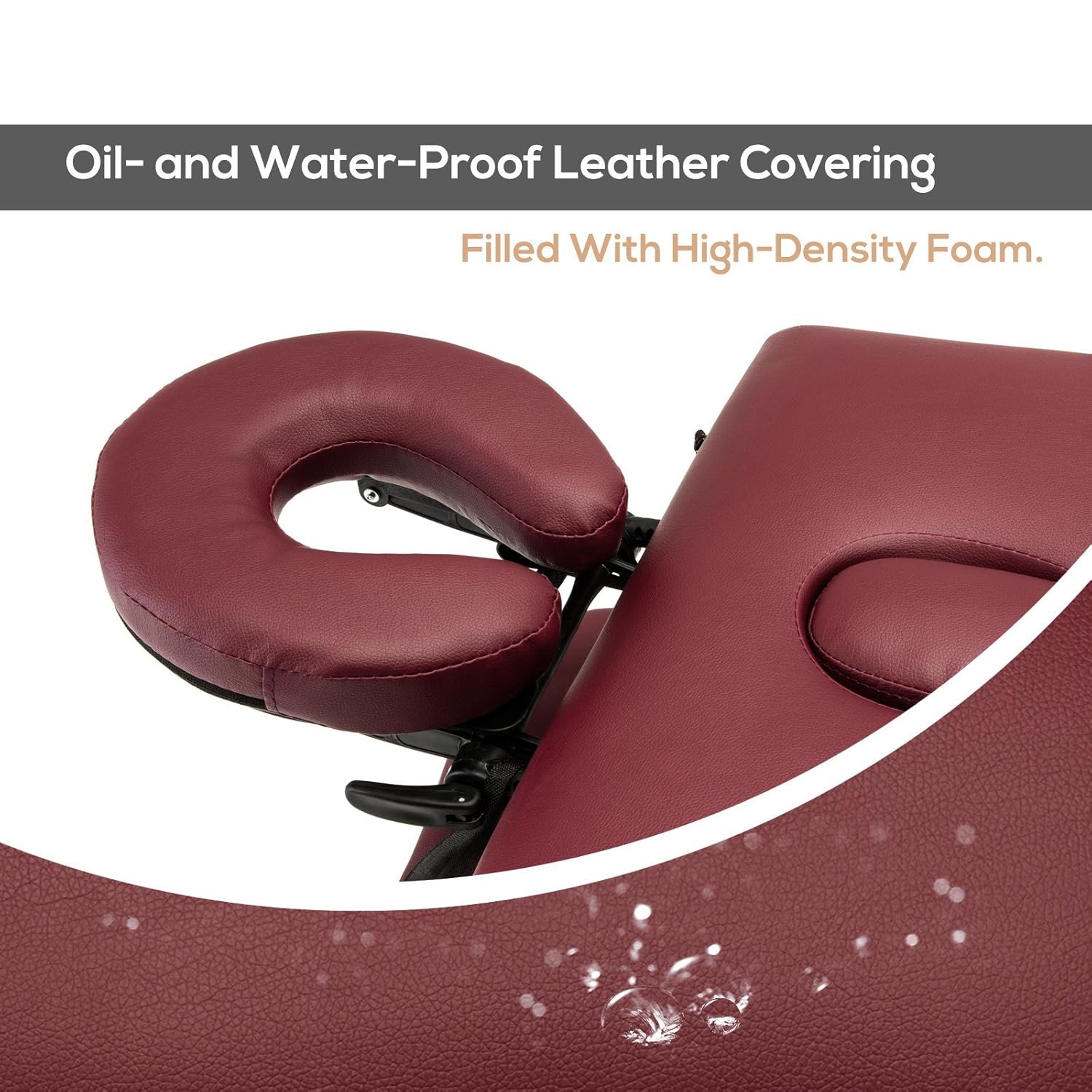 Uenjoy Folding Massage Table 84'' Professional Massage Bed