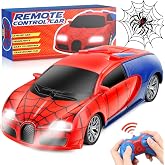 Aooess Spider Remote Control Car Toy for Kids, RC Cars for Boys Age 4-7 | Toy Cars for Boys Age 4-7, Racing Car, Spider Toys for Boy 4-6, Birthday Gift for 3 4 5 6 7 8 9 Year Old Boy Girls, Red