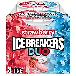 ICE BREAKERS Duo Fruit Plus Cool Strawberry