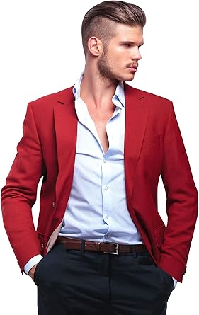 red summer jacket