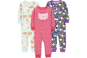 Simple Joys by Carter's baby-boys 3-pack Snug Fit Footless Cotton Pajamas