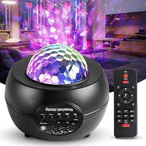 Led Projektor Sternenhimmel Lampe Swonuk Ozeanwellen Projektor Mit Fernbedienung Bluetooth Lautsprecher 3 Helligkeitsstufen Auto Off Timer Sternprojektor Fur Kinderzimmer Partys Geschenke Amazon De Kuche Haushalt